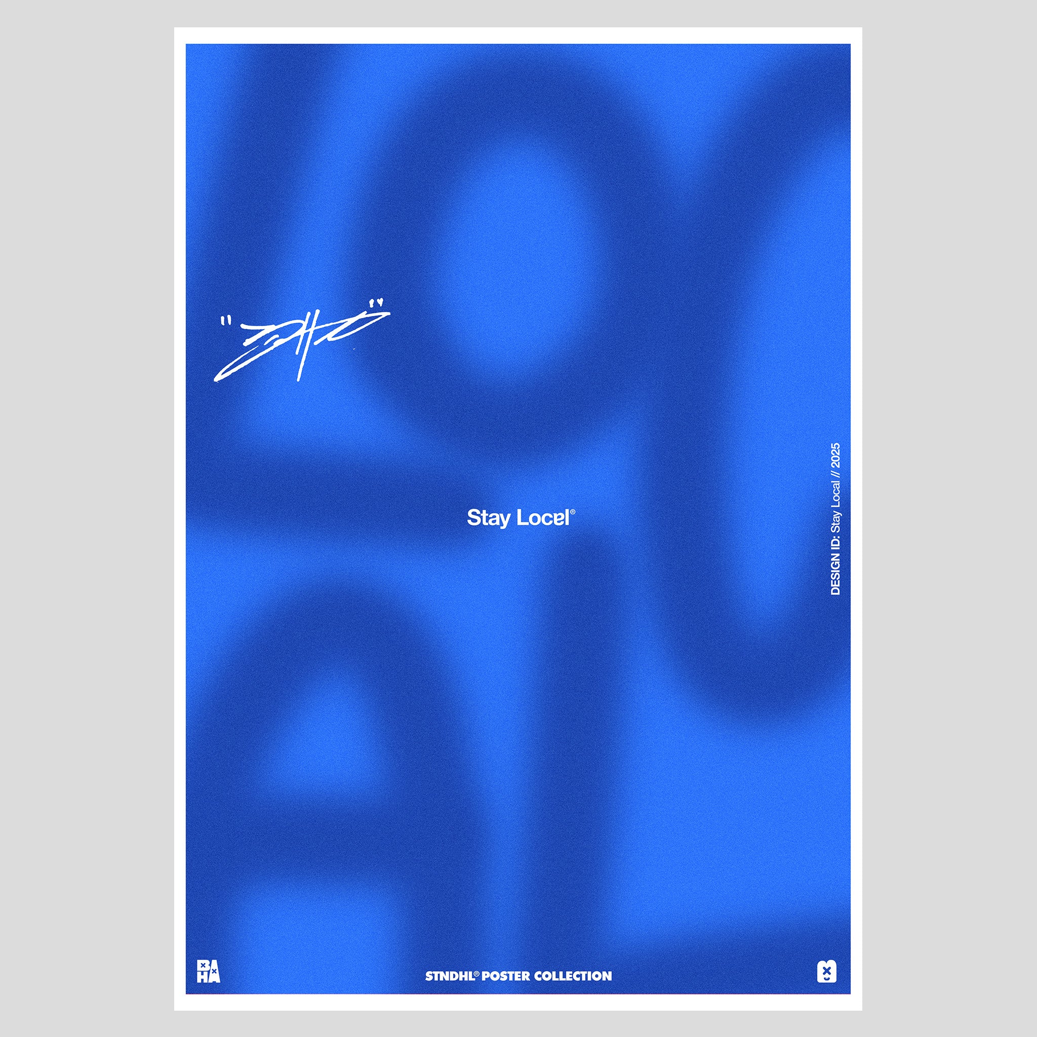 STAY LOCAL (indigo)