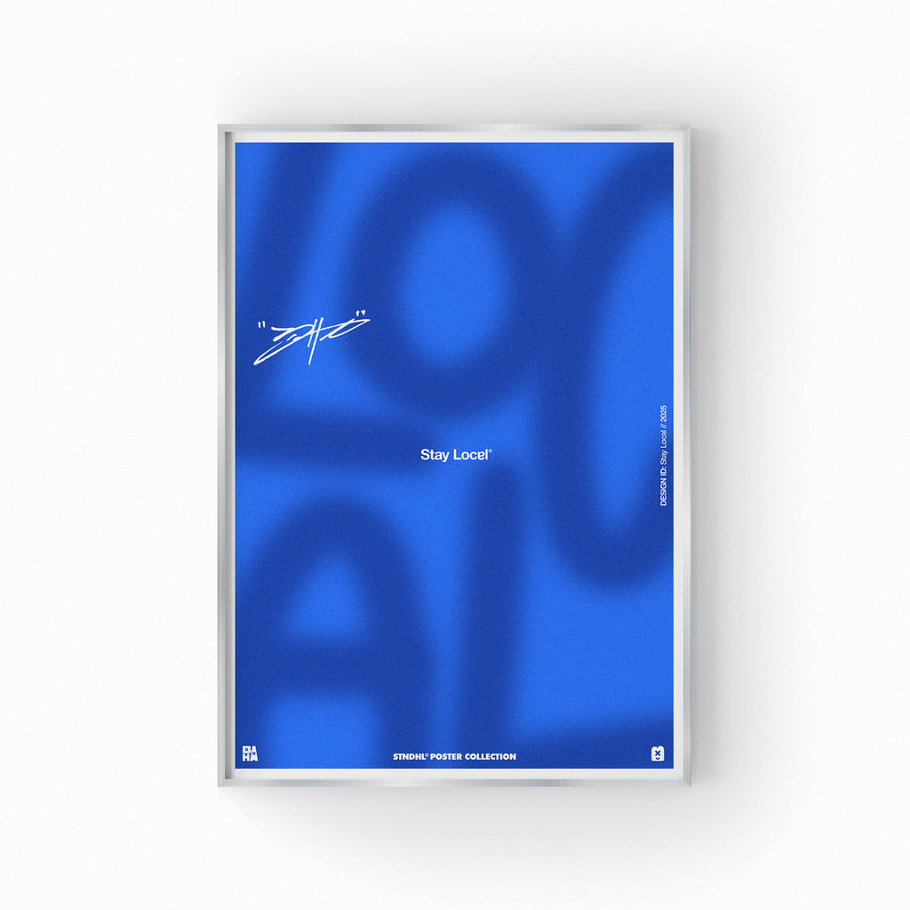 STAY LOCAL (indigo)
